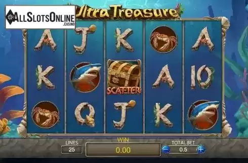 Start screen 2. Ultra Treasure from Dragoon Soft