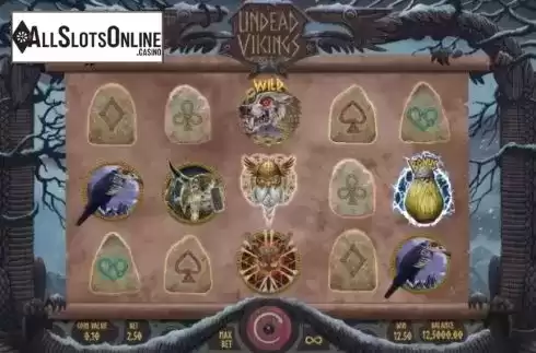 Game screen. Undead Vikings from Gaming Corps