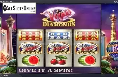 Reel Screen. Vegas Diamonds from ELK Studios