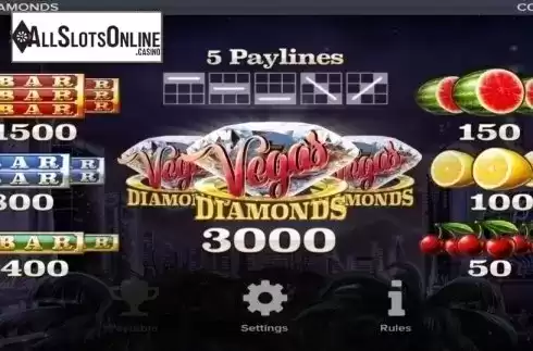 Info 6. Vegas Diamonds from ELK Studios