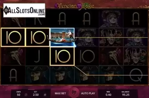 Win Screen 1. Venetian Magic from Mascot Gaming