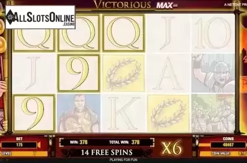 Free Spins 2. Victorious MAX from NetEnt