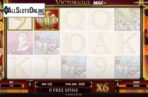 Free Spins 3. Victorious MAX from NetEnt