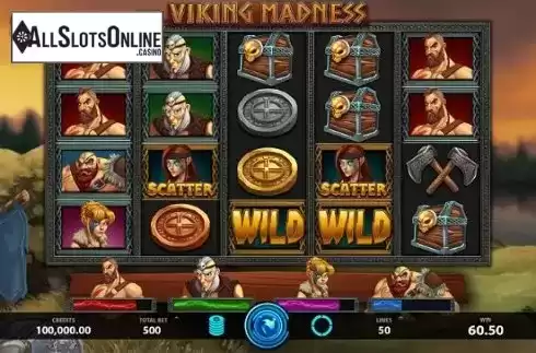 Reel Screen. Viking Madness from Caleta Gaming