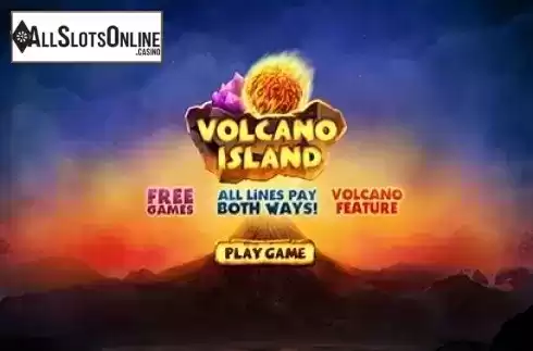 Start Screen. Volcano Island from Skywind Group