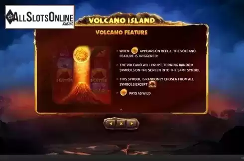Features. Volcano Island from Skywind Group