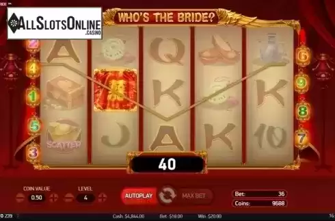 Win Screen 2. Who's the Bride from NetEnt