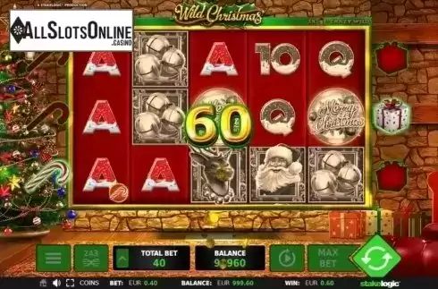 Win Screen 2. Wild Christmas from StakeLogic