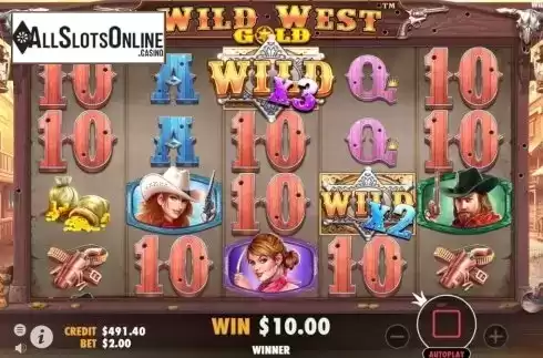 Win Screen 2. Wild West Gold from Pragmatic Play