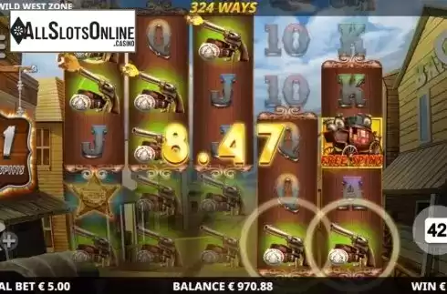 Win Screen 2. Wild West Zone from Leander Games