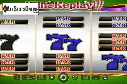 Reel Screen. Win And Replay from Wazdan