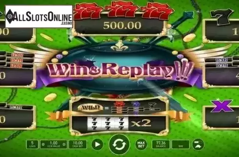 Paytable. Win And Replay from Wazdan
