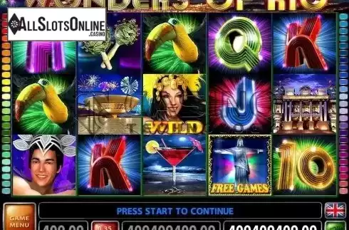 Screen3. Wonders Of Rio from Casino Technology