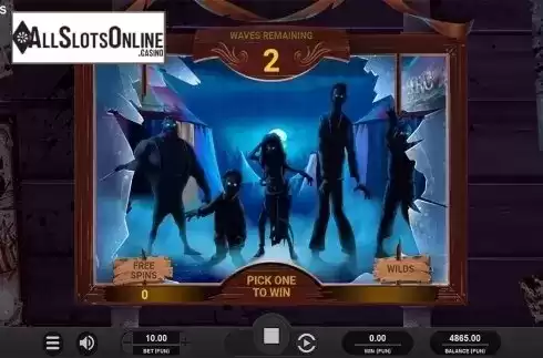 Bonus game screen 1. Zombie Circus from Relax Gaming