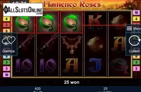 Win. Flamenco Roses from Greentube