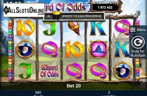 Reels. Wizard of Odds from Greentube