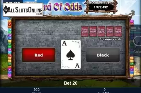 Double Up. Wizard of Odds from Greentube