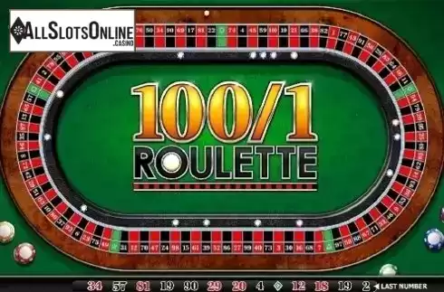 Screen2. 100/1 Roulette from Inspired Gaming