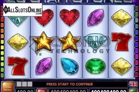 Screen2. 25 Star Stones from Casino Technology