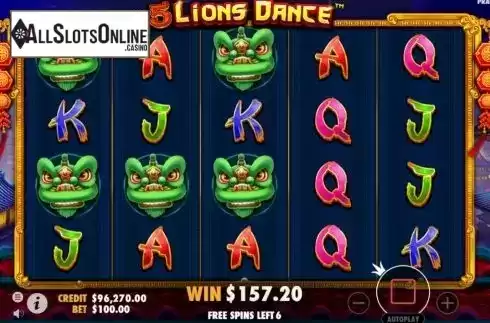 Free Spins 1. 5 Lions Dance from Pragmatic Play