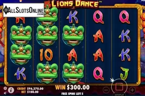 Free Spins 2. 5 Lions Dance from Pragmatic Play