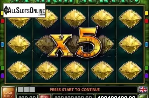 Screen5. 5X High Jewels from Casino Technology