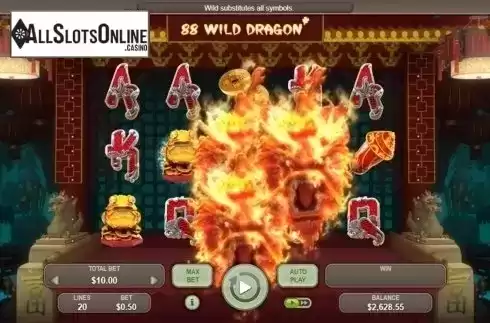 Win Screen 2. 88 Wild Dragon from Booongo