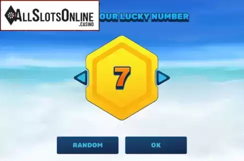 Start Screen. My Lucky Number from Hacksaw Gaming