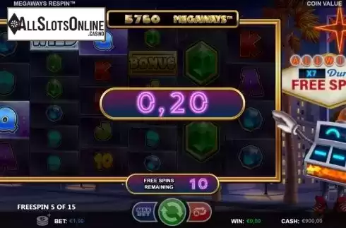Free Spins 2. Megaways Respin from Games Inc