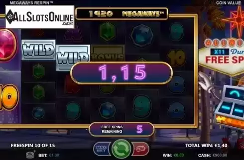 Free Spins 3. Megaways Respin from Games Inc