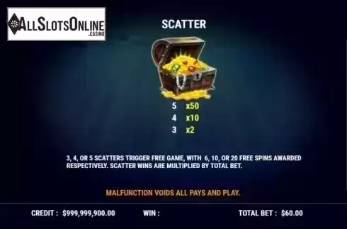 Scatter. Mermaid Kingdom from Slot Factory