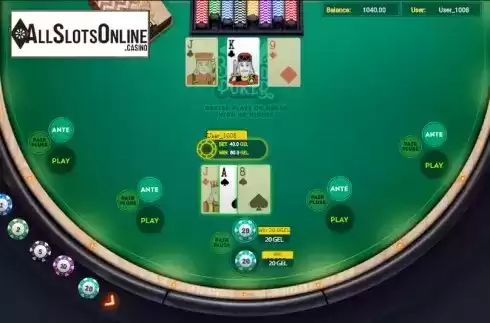 Win Screen. 3 Card Poker from Smartsoft Gaming