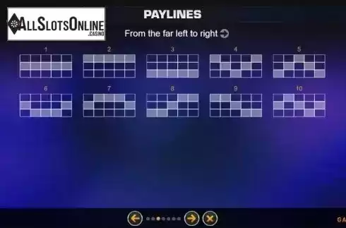 Paylines. Money Drop Slot from GAMING1