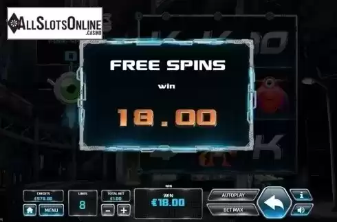 Free spins win. Monster Madness from Tom Horn Gaming