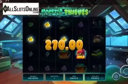 Win Screen 2. Monster Thieves from Mancala Gaming