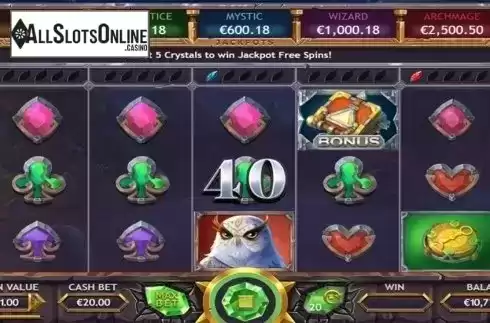4 of a kind win screen. Ozwin's Jackpots from Yggdrasil