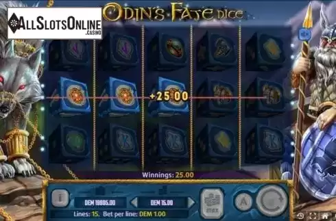 Win screen 2. Odins Fate Dice from Mancala Gaming