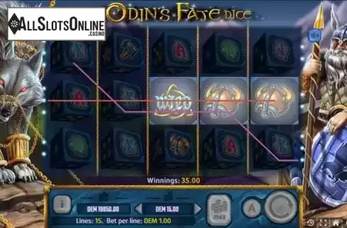 Win screen. Odins Fate Dice from Mancala Gaming