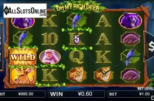 Win screen 2. Oh My Rich Deer from Iconic Gaming