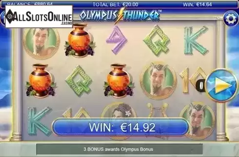 Win screen 2. Olympus Thunder from NextGen