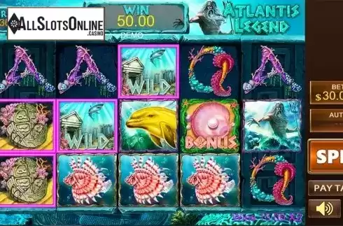 Game workflow 2. Atlantis Legend from PlayStar