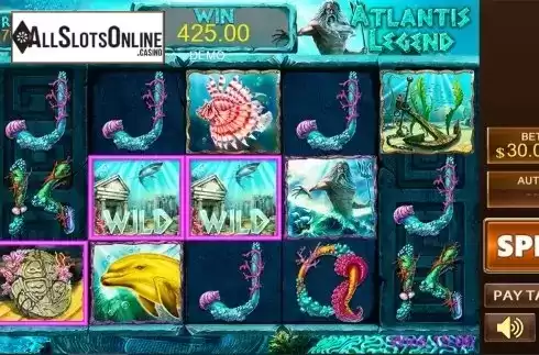 Game workflow . Atlantis Legend from PlayStar
