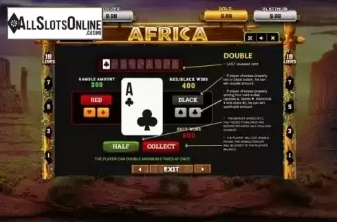Double. Africa (Betsense) from Betsense