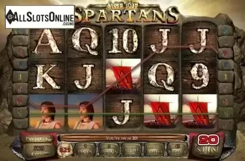 Win Screen 2. Age of Spartans from Genii