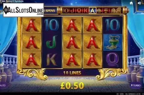 Free Spins 2. Ali Baba's Luck from Red Tiger