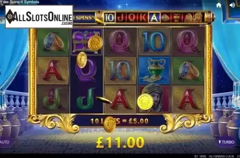 Free Spins 4. Ali Baba's Luck from Red Tiger