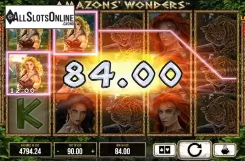 Win screen 3. Amazons Wonders from SYNOT