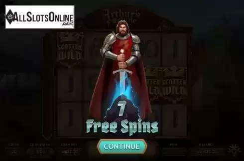 Free Spins. Arthurs Fortune from Yggdrasil