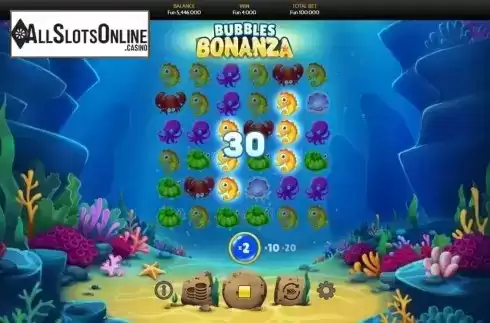 Win Screen 3. Bubbles Bonanza from OneTouch