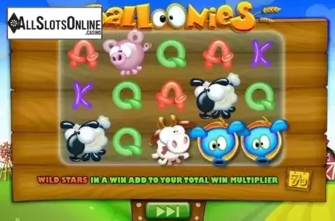 Screen 1. Balloonies Farm from IGT
